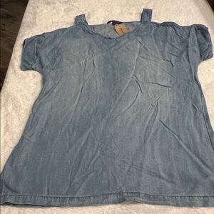 Velvet Heart Denim Blue Mini Dress NWT size small
